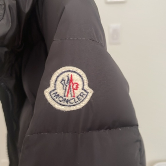 Black Moncler, mid length jacket. - Picture 3 of 4